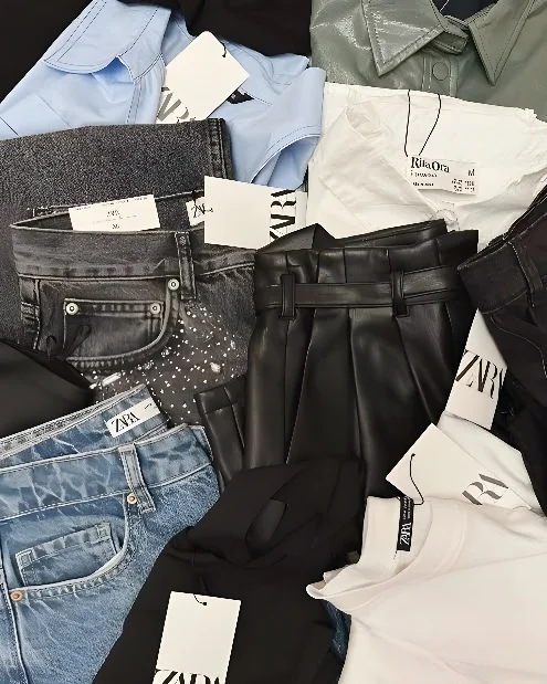 pallets de ropa Zara en liquidación en México