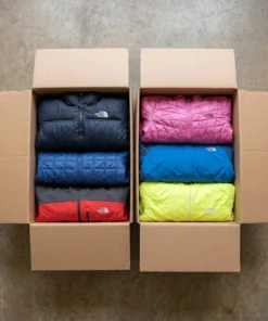 pallets de ropa The North Face en liquidación en México