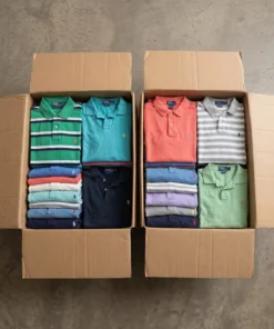 pallets de ropa Polo Ralph Lauren en liquidación en México