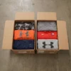 pallets de ropa Under Armour en liquidación en México