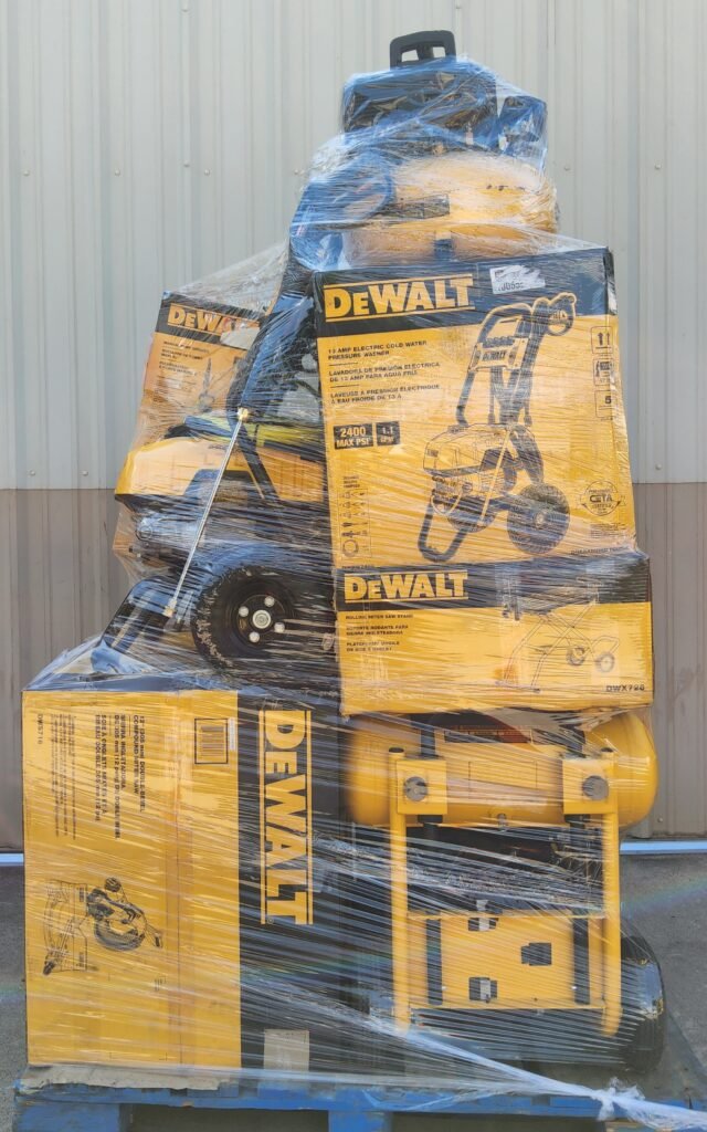 pallets de herramientas DeWalt en liquidación en México