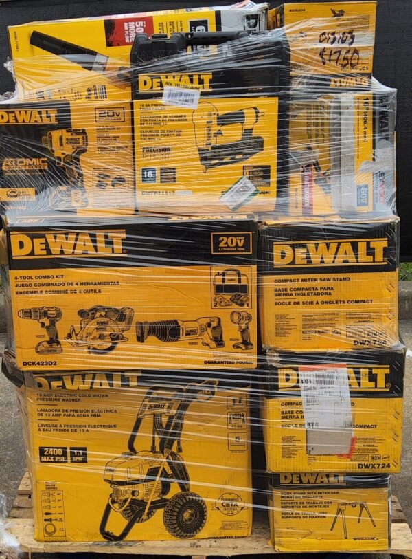 pallets DeWalt para reventa en México